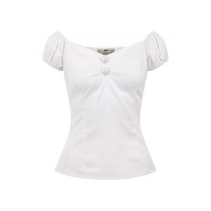 🚫SOLD🚫Collectif Dolores Plain white top retro